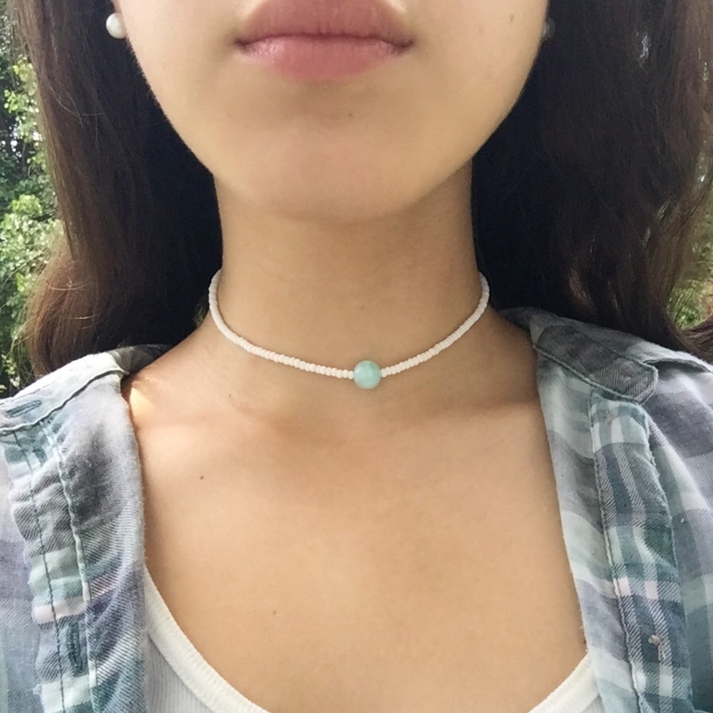Waves Choker Necklace - Picture 2 of 6